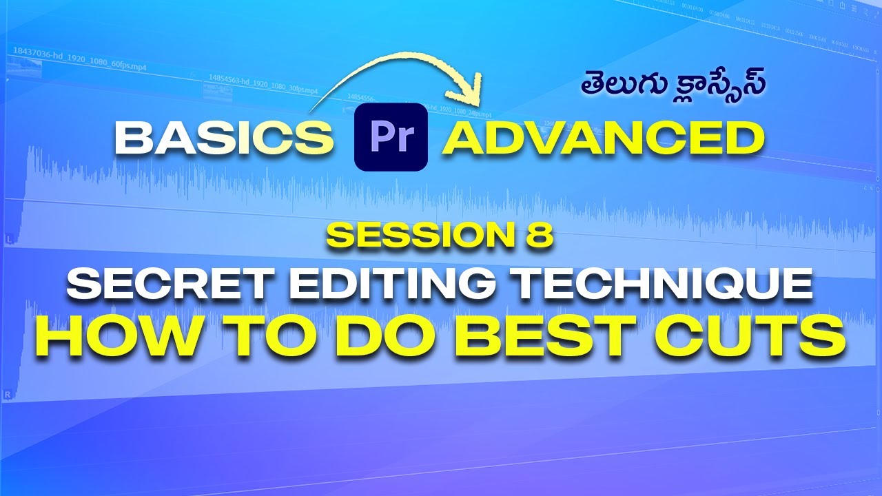 #premierepro advanced course Telegu 2026 | S8_ Secret Editing Technique - Best Cuts