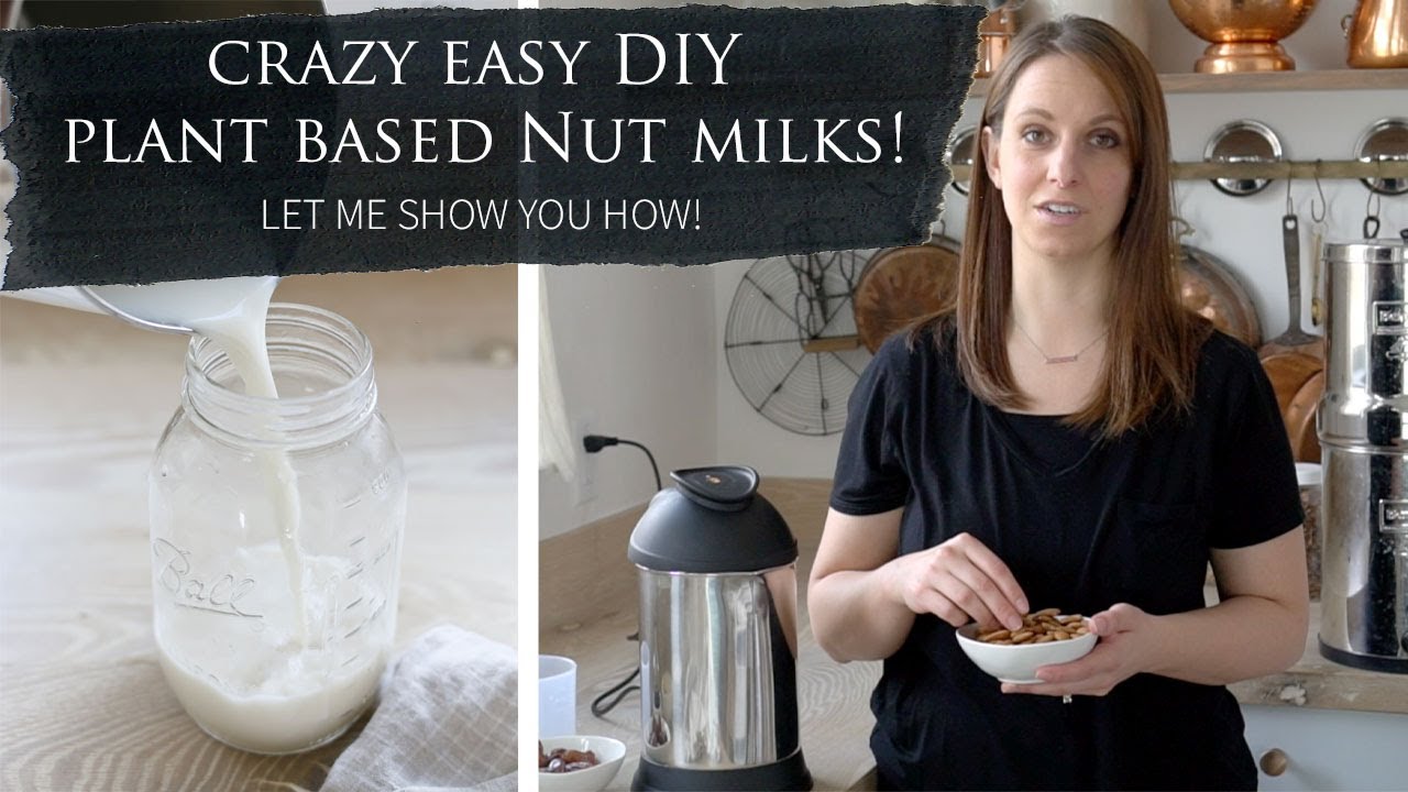 How to Make Almond Milk, Cashew Milk, Oat Milk and Coconut Milk | CRAZY EASY!