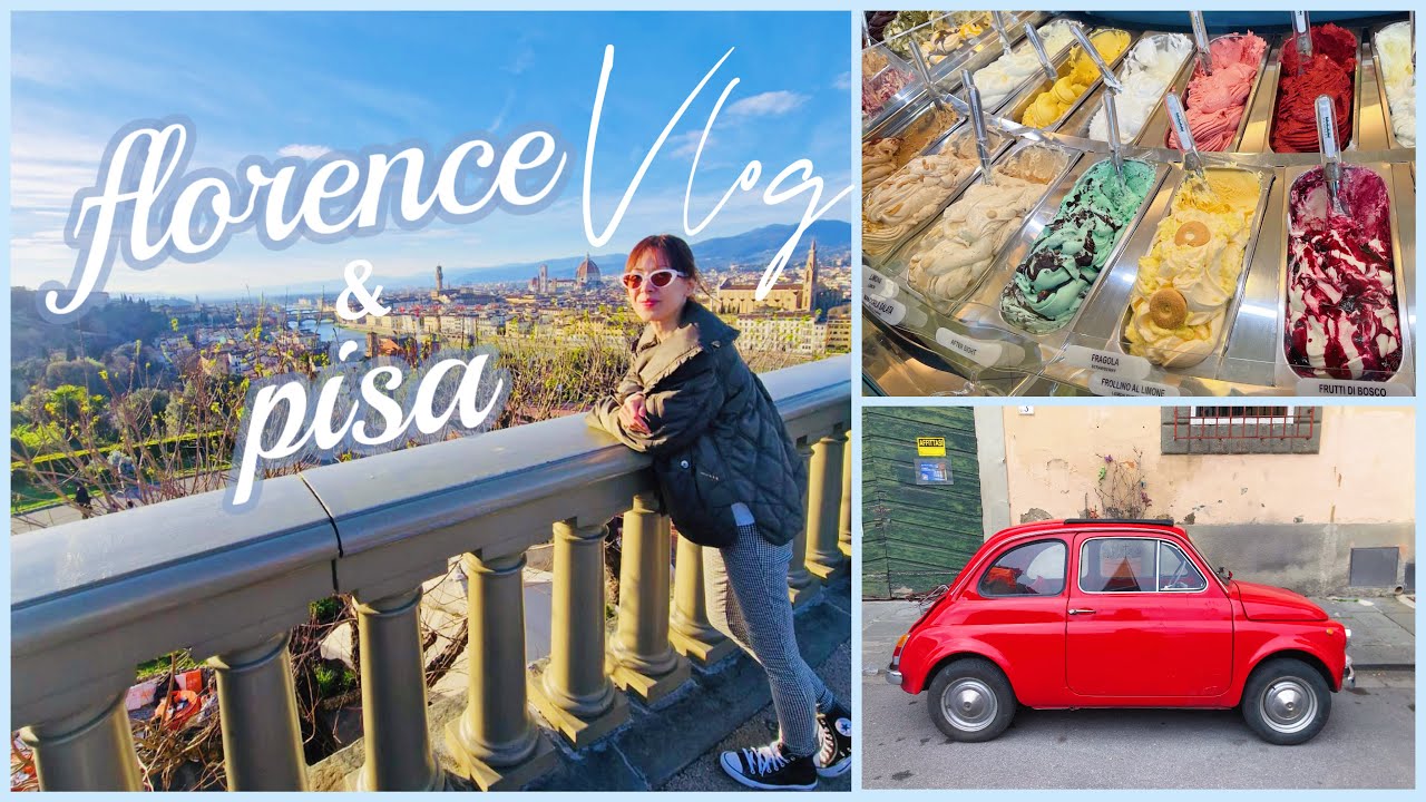 FLORENCE 5D4N: Try this GELATO!🍦Things you must eat in Florence + Beautiful Cafe & Photo Spots