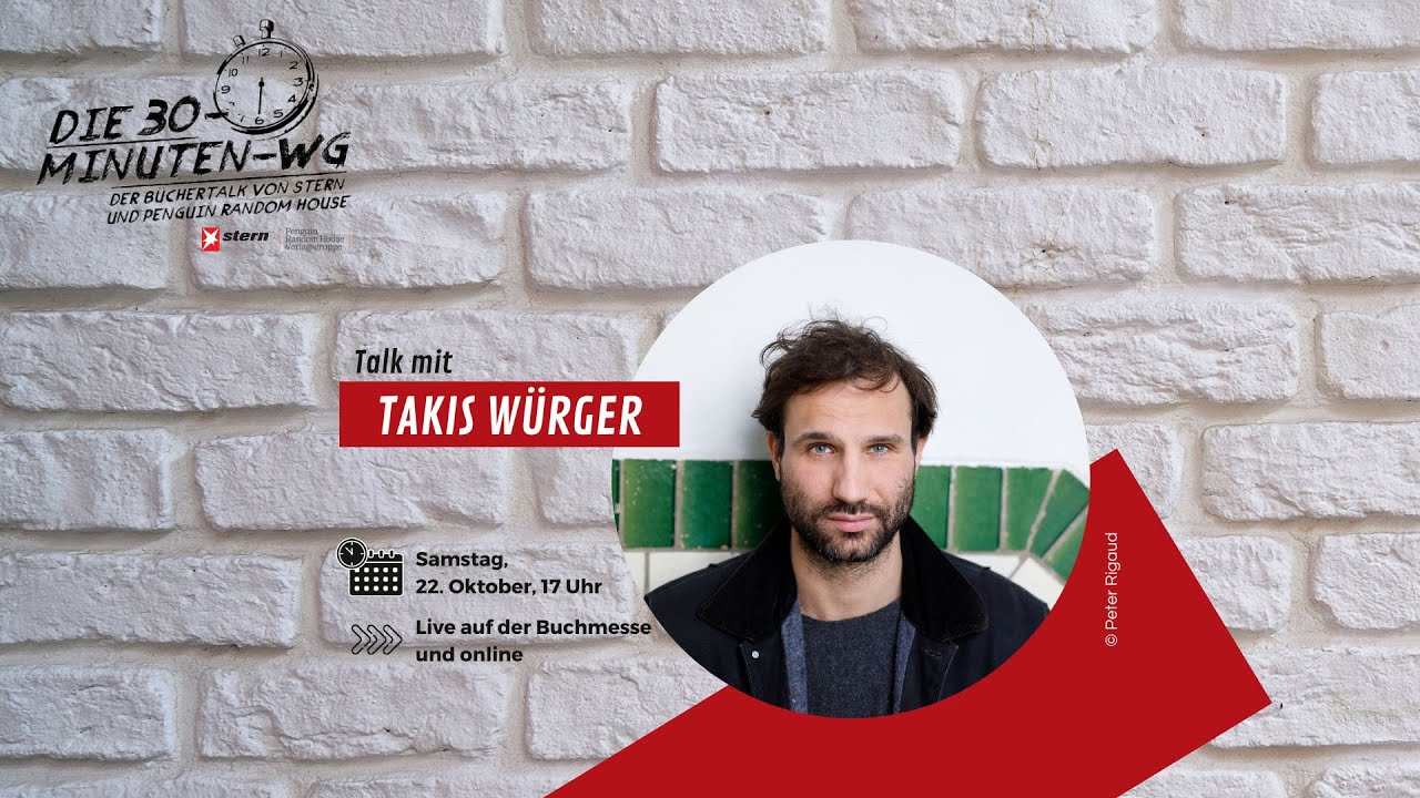 Ein beklemmendes Gesellschaftsportrait Amerikas: Takis Würger | Die 30-Minuten-WG live 2022
