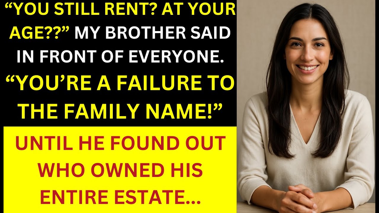 My Brother Mocked Me for Renting, Called Me a 