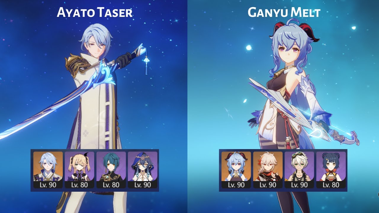 Spiral Abyss [v3.3] Floor 12 9* Ayato Taser & Ganyu Melt