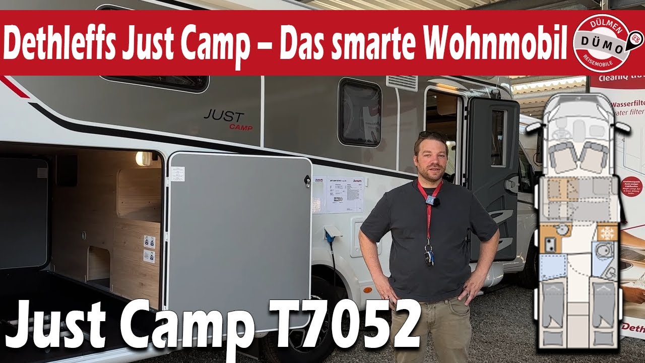 Das smarte Wohnmobil - Just Camp T 7052 EB | Dümo Reisemobile
