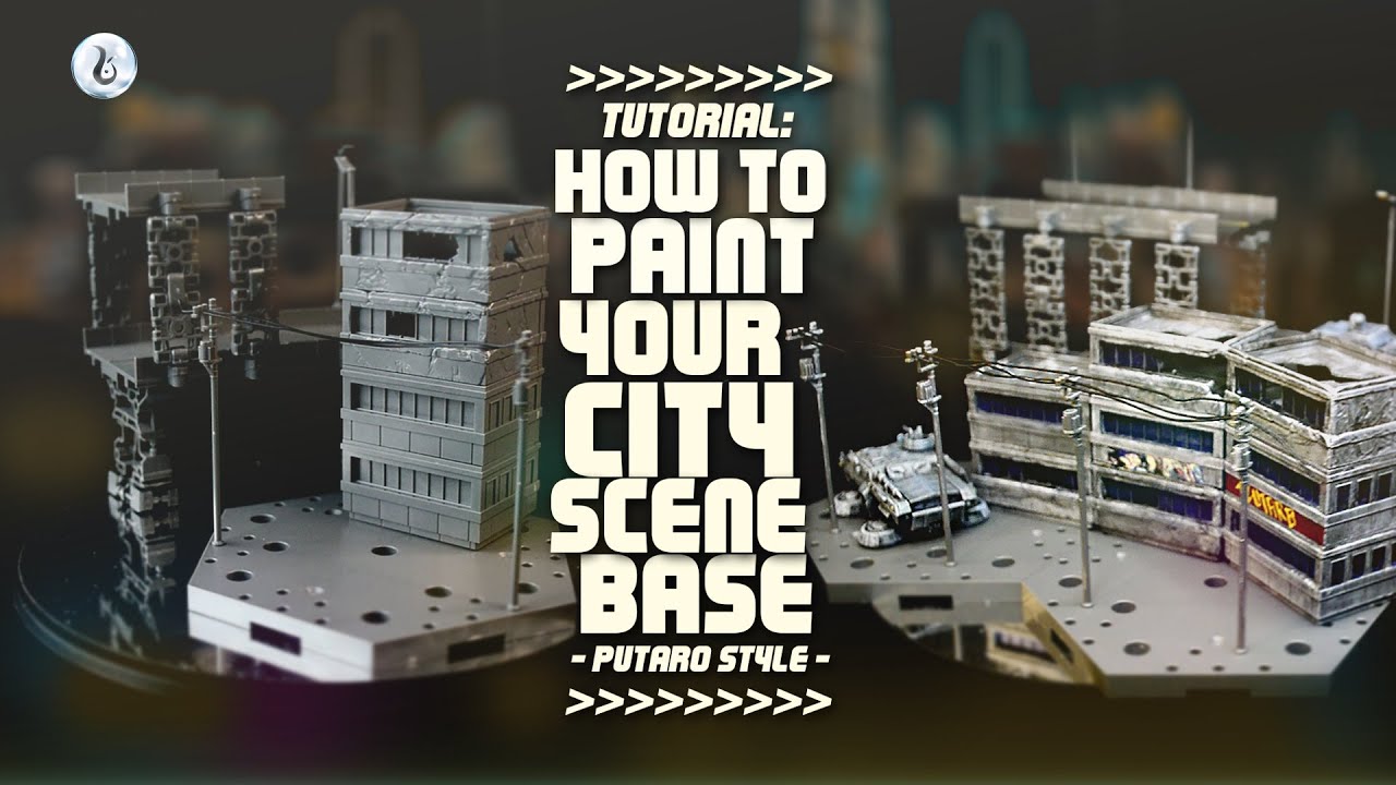 🧙‍♂️ How to Paint Your City Scene Base | Diorama | Tutorial [0153]