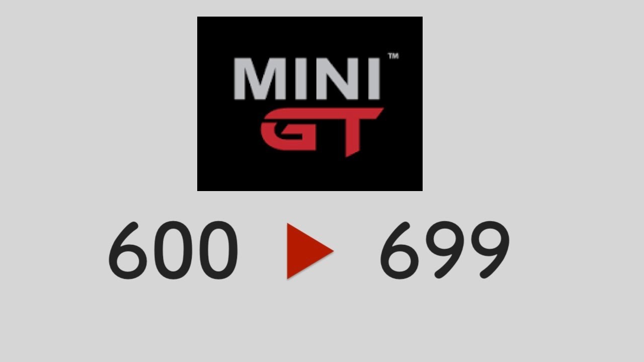 Список суперкаров MINI GT в масштабе 1:64 | 600 - 699