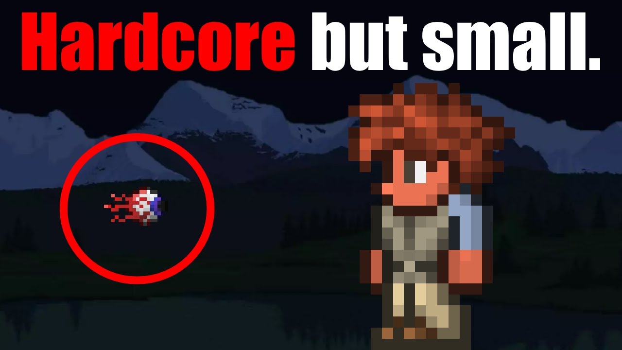 Hardcore Terraria but enemies are small [live] (we cooked)