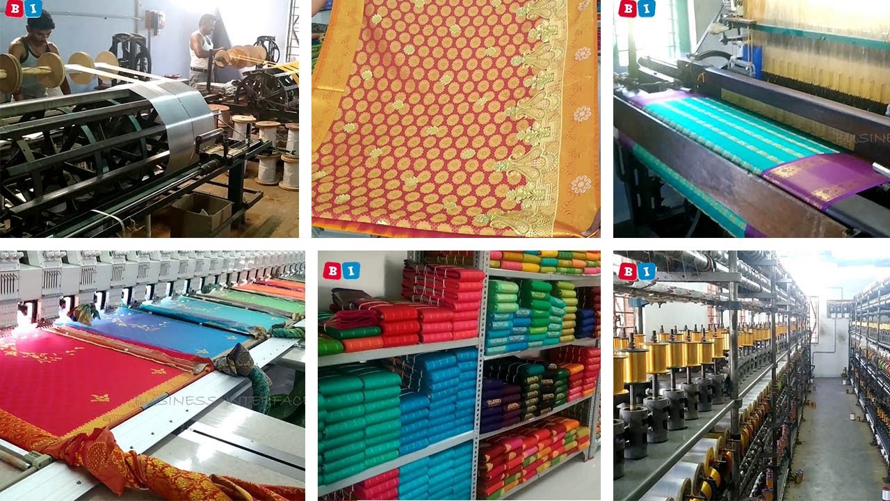 saree manufacturing process step by step, silk saree manufacturing