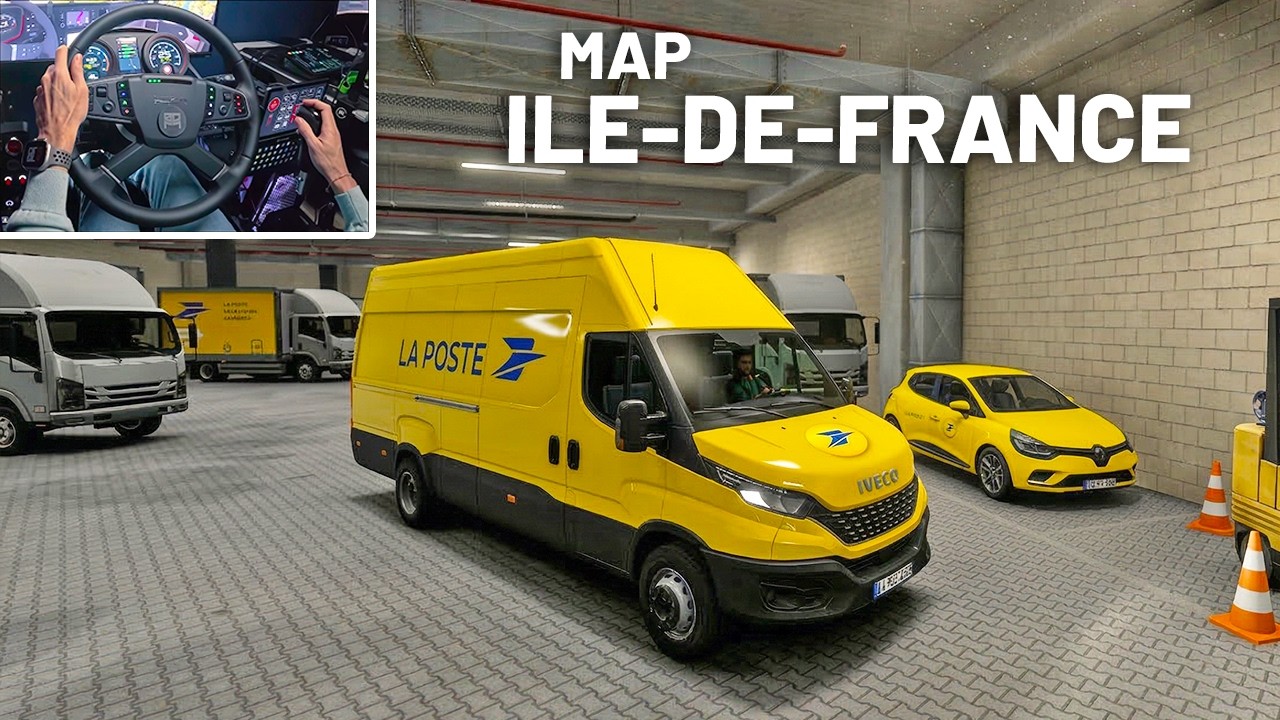 🚚 LIVRAISON POUR LA POSTE EN ILE-DE-FRANCE (ETS2/Euro Truck Simulator 2)