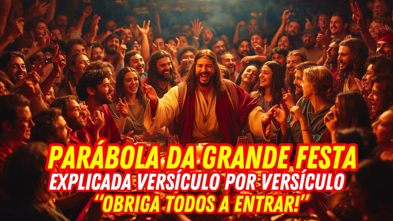 OBRIGA TODOS A ENTRAR - Entenda a parábola da grande ceia verso por verso