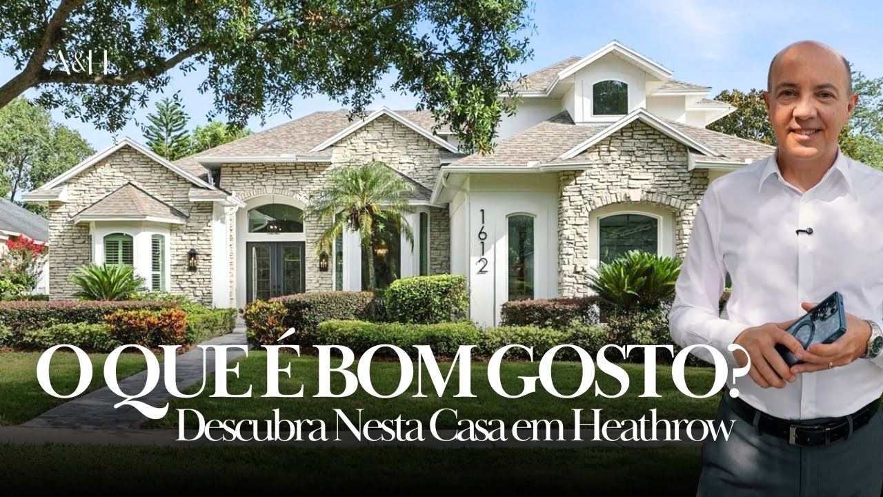 O QUE É BOM GOSTO? DESCUBRA NESTA CASA EM HEATHROW!