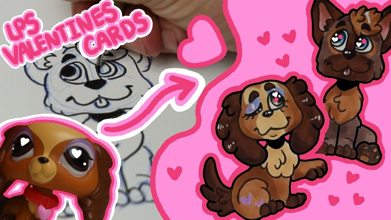Making LPS Valentines Day Cards! {DIY craft}