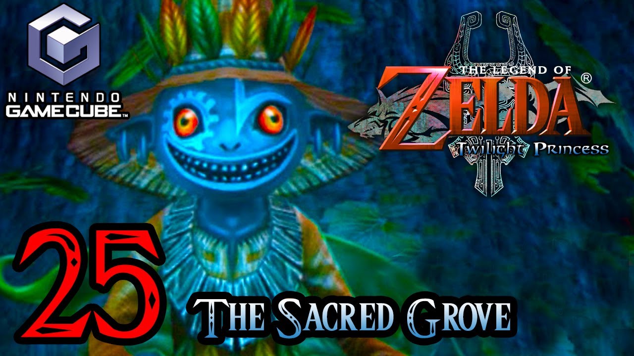 Zelda Twilight Princess HD Gamecube 100% Walkthrough Part 25 - Sacred Grove