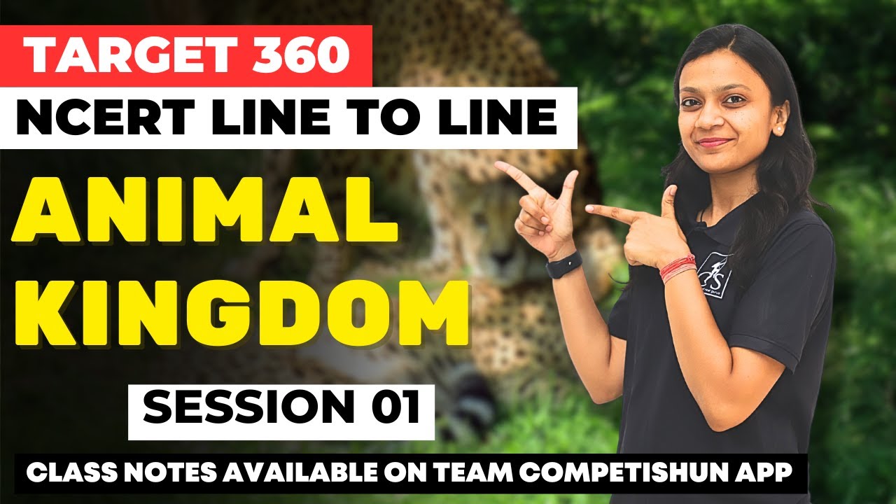 Animal Kingdom-1 |  NCERT LINE BY LINE | Basis of classification | NEET 2024 | Poonam ma'am #neet