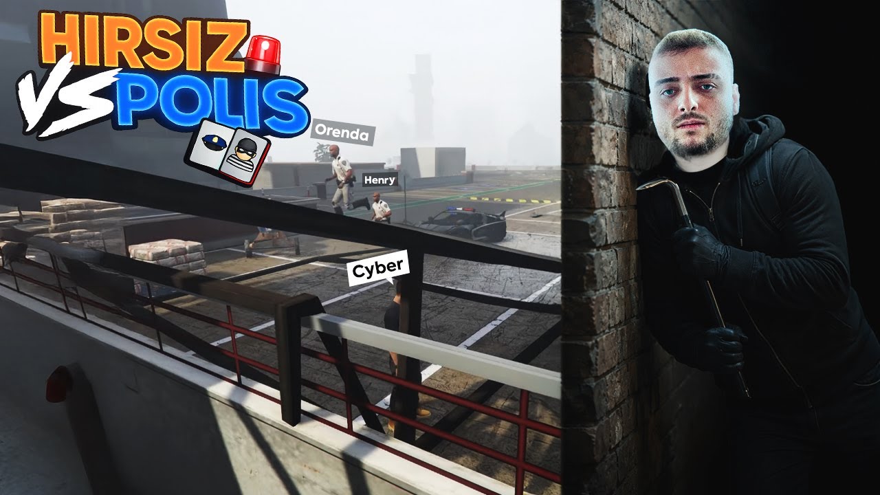 EKİBİN AKILLARIYLA OYNADIM ÇILDIRDILAR!! GTA 5 HIRSIZ POLİS MODU