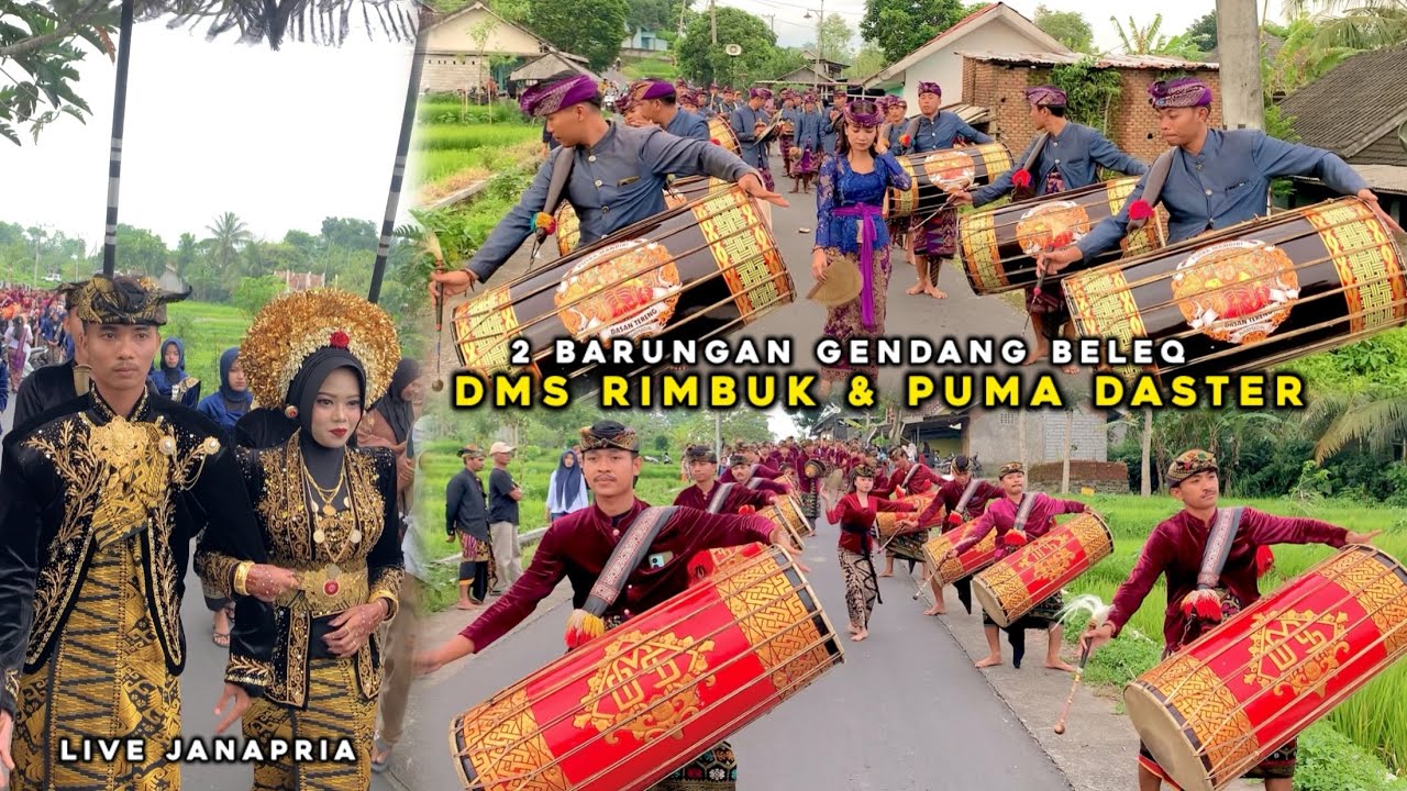 NYONGKOLAN DI IRINGI 2 BARUNGAN GENDANG BELEQ DMS RIMBUK & GENDANG BELEQ PUMA DASTER