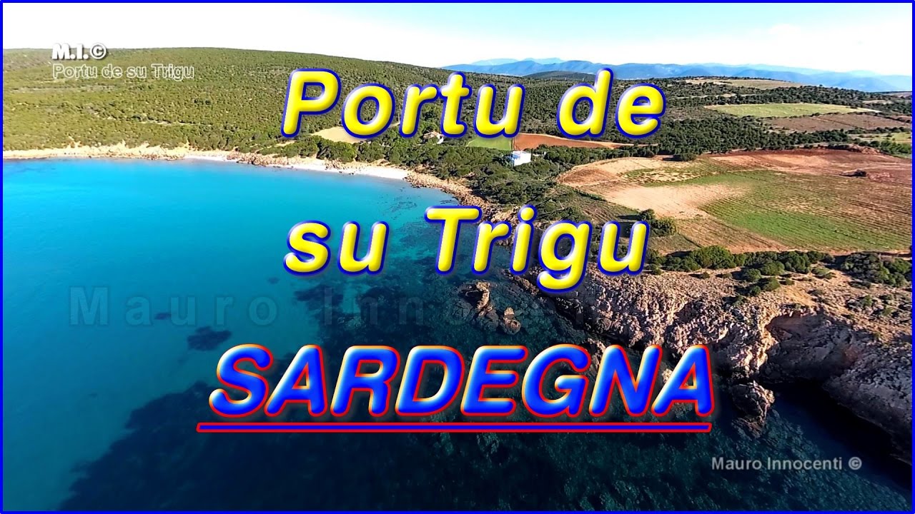 Portu de su Trigu visto dal drone - Sardegna