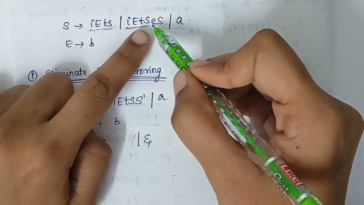 First and Follow Rules | LL(1) grammar | Compiler Design Anna University Tamil