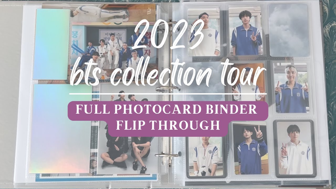 Complete 2023 BTS Photocard Collection Binder Flip Through ft. 14 binders