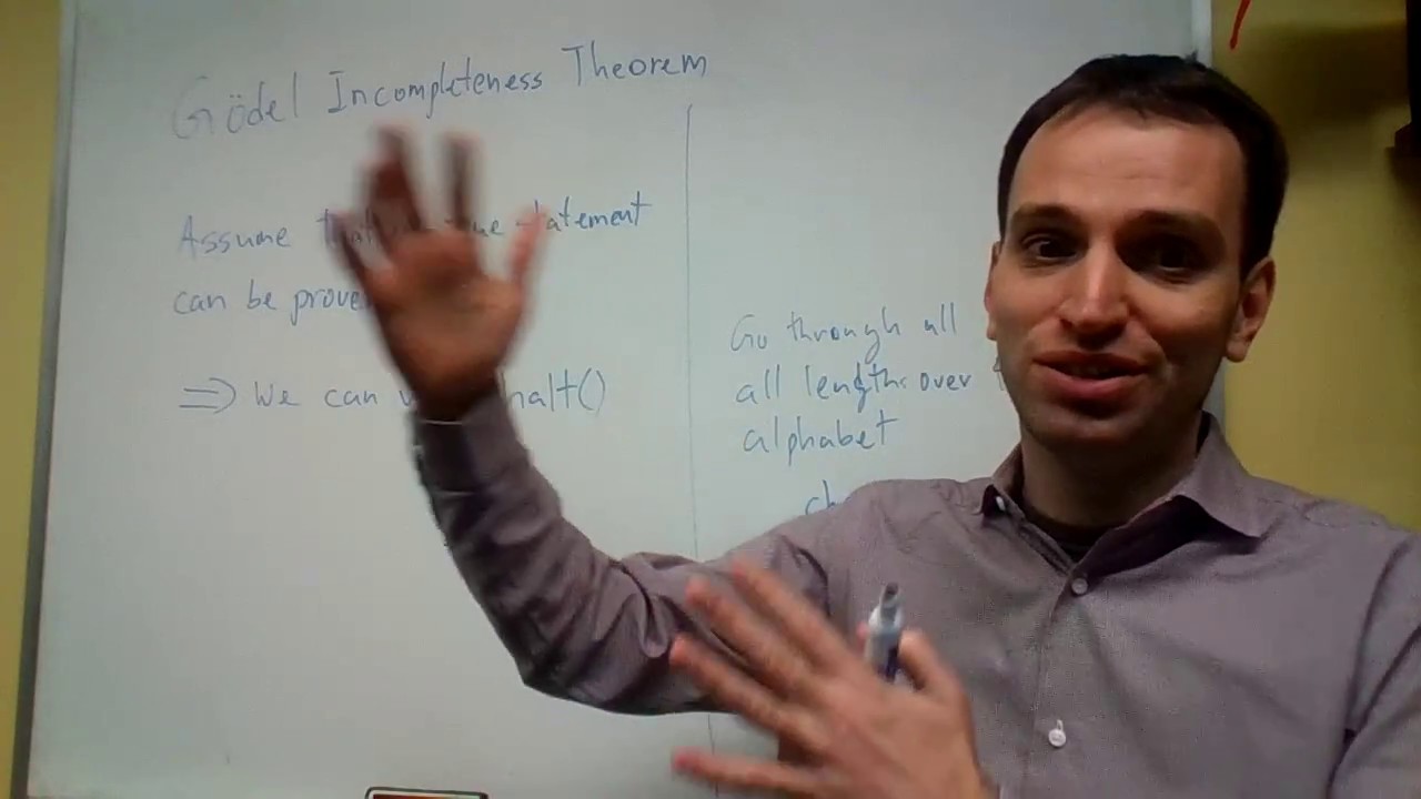 CSC180: Godel's Incompleteness Theorem in 5 minutes