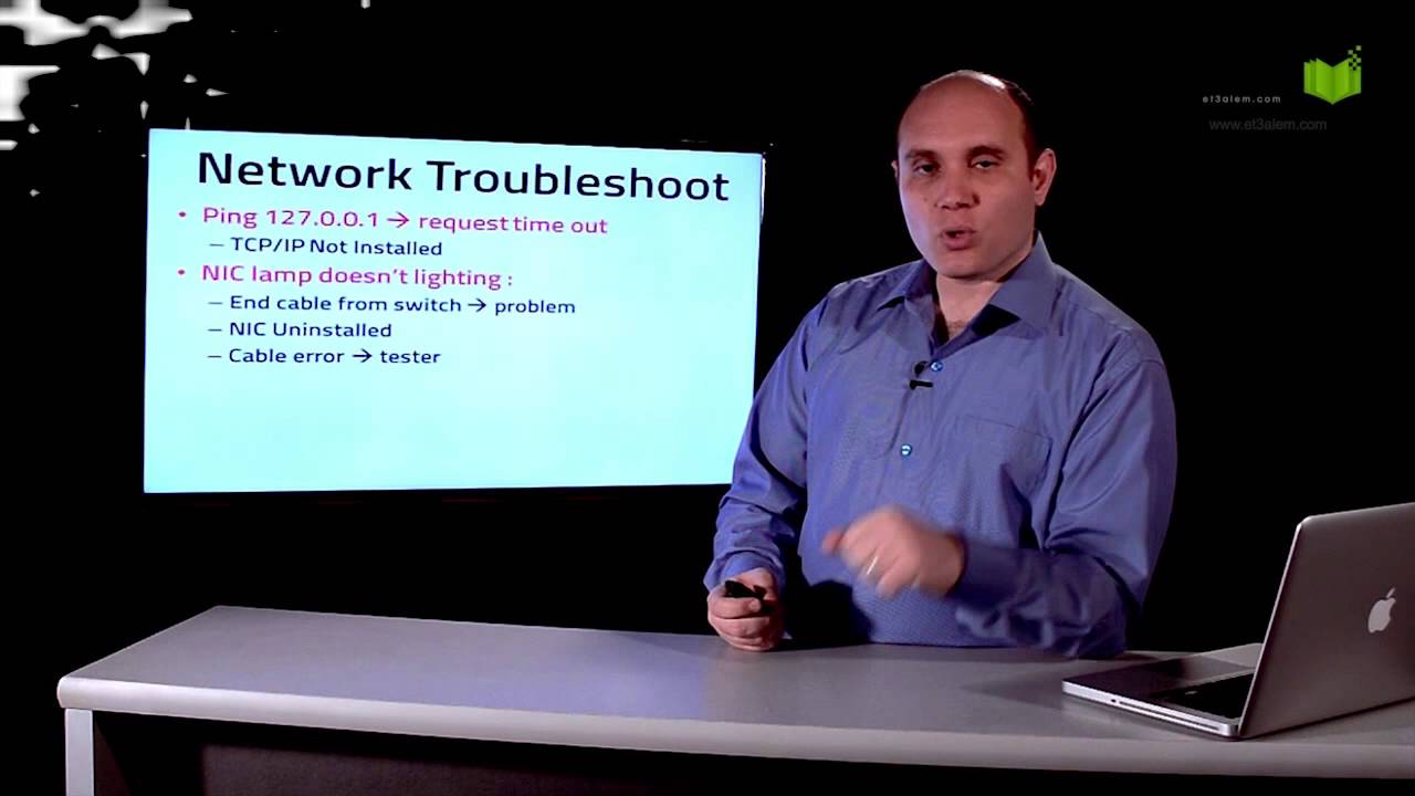 استكشاف أخطاء الشبكة وإصلاحها | اساسيات الشبكات