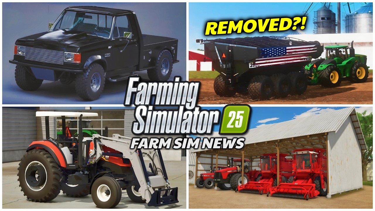 Farm Sim News - F-150, Balzer Removed, Old American Buildings, & More! | Farming Simulator 25