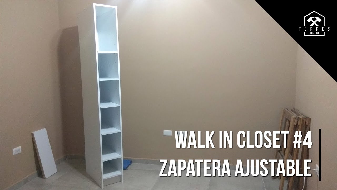 TC031 | Walk in closet # 4 - Zapatera con estantes ajustables