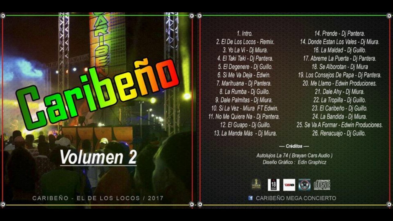 3.Yo La Vi Dj Miura Vol 2 - [Caribe&ntilde;o Mega Consierto] - 2017