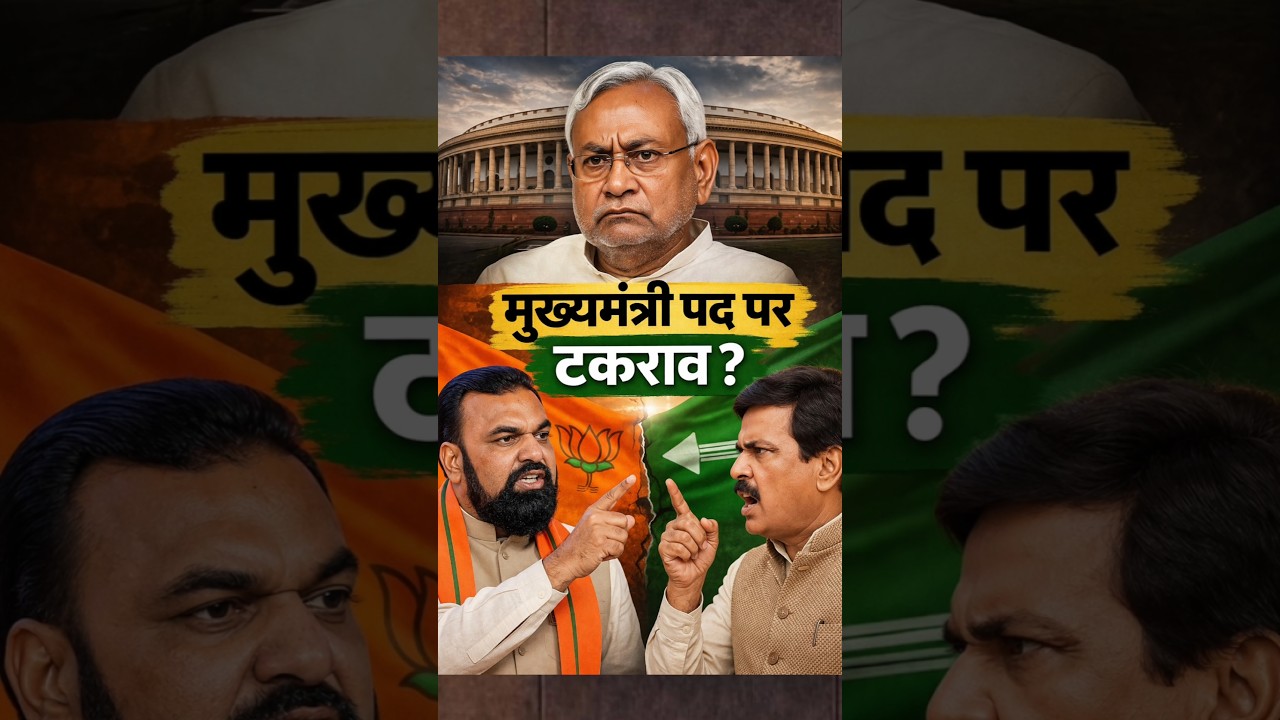 Bihar News: Nitish Kumar के बाद CM पद पर टकराव? 🔥 | Bihar Politics Crisis | Kursi Chakra #news #reel