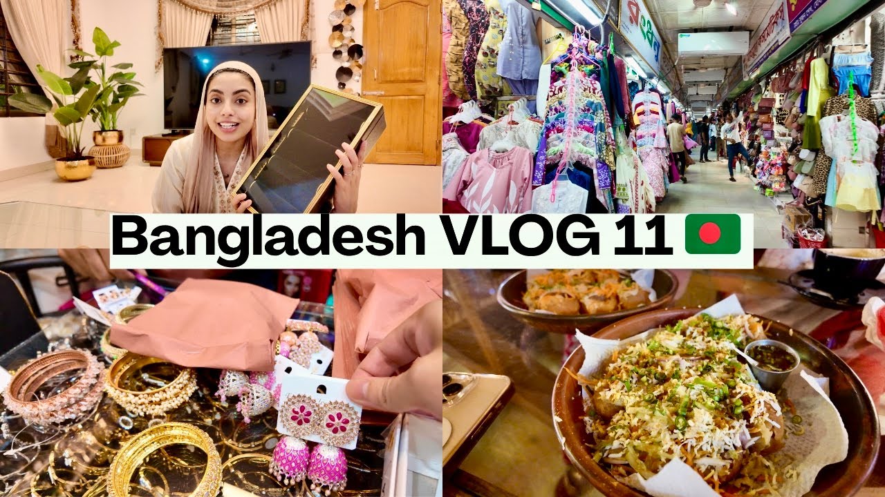 Last Minute Sylhet শ্যামলী মার্কেট শপিং 🛍️ | গয়না, কাপড়, HAAT চটপটি & আড্ডা VLOG ♡