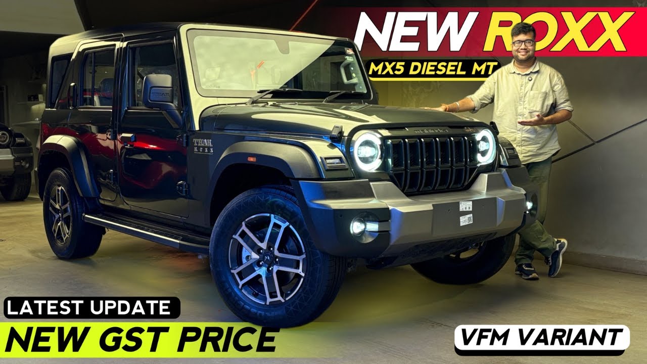 NEW ✅ Mahindra Thar Roxx MX5 Diesel - On Road Price, Features, Full Review 🔥