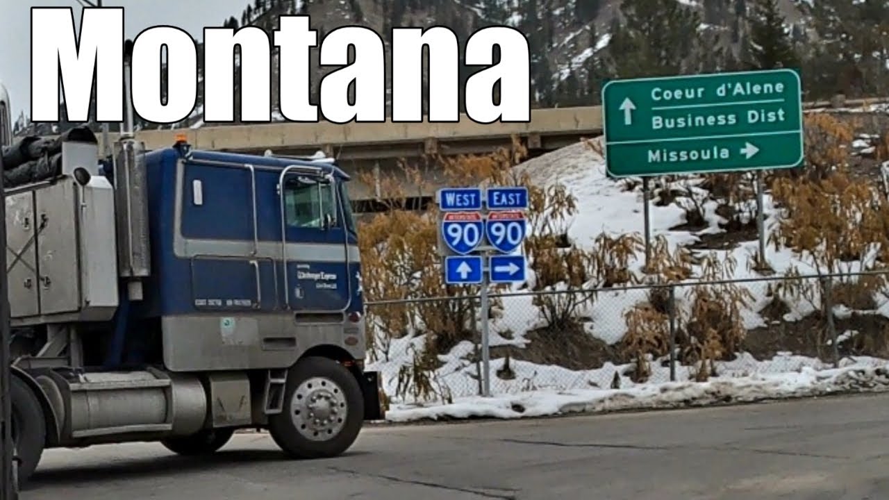 Montana Is Brutal And Wonderful For Cabover Trucker
