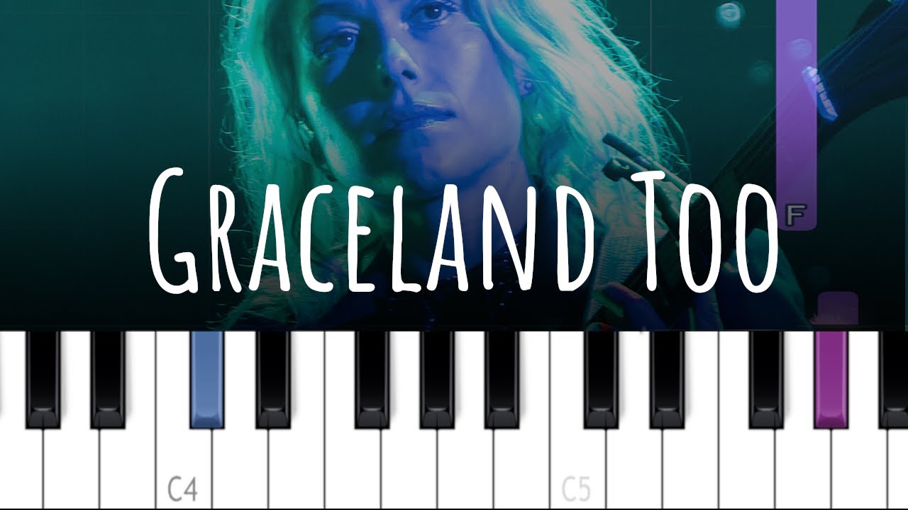 Graceland Too ~ Phoebe Bridgers (piano tutorial)