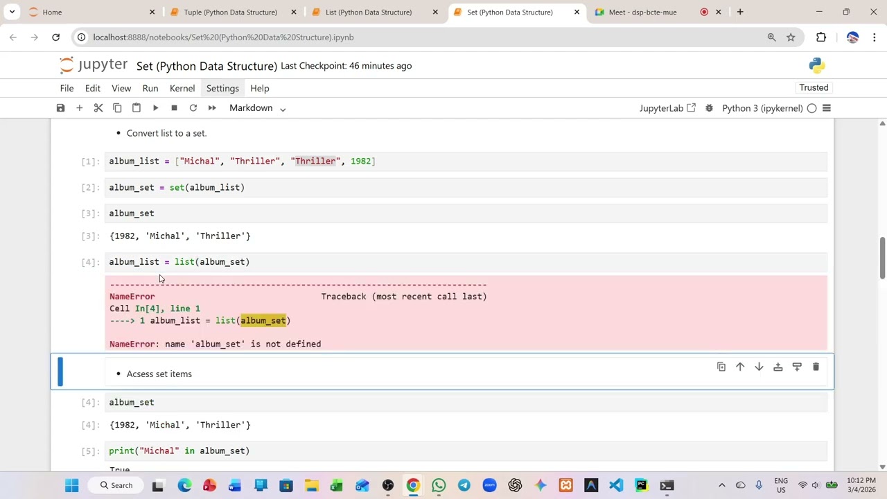 4  Set | Python Data Structure