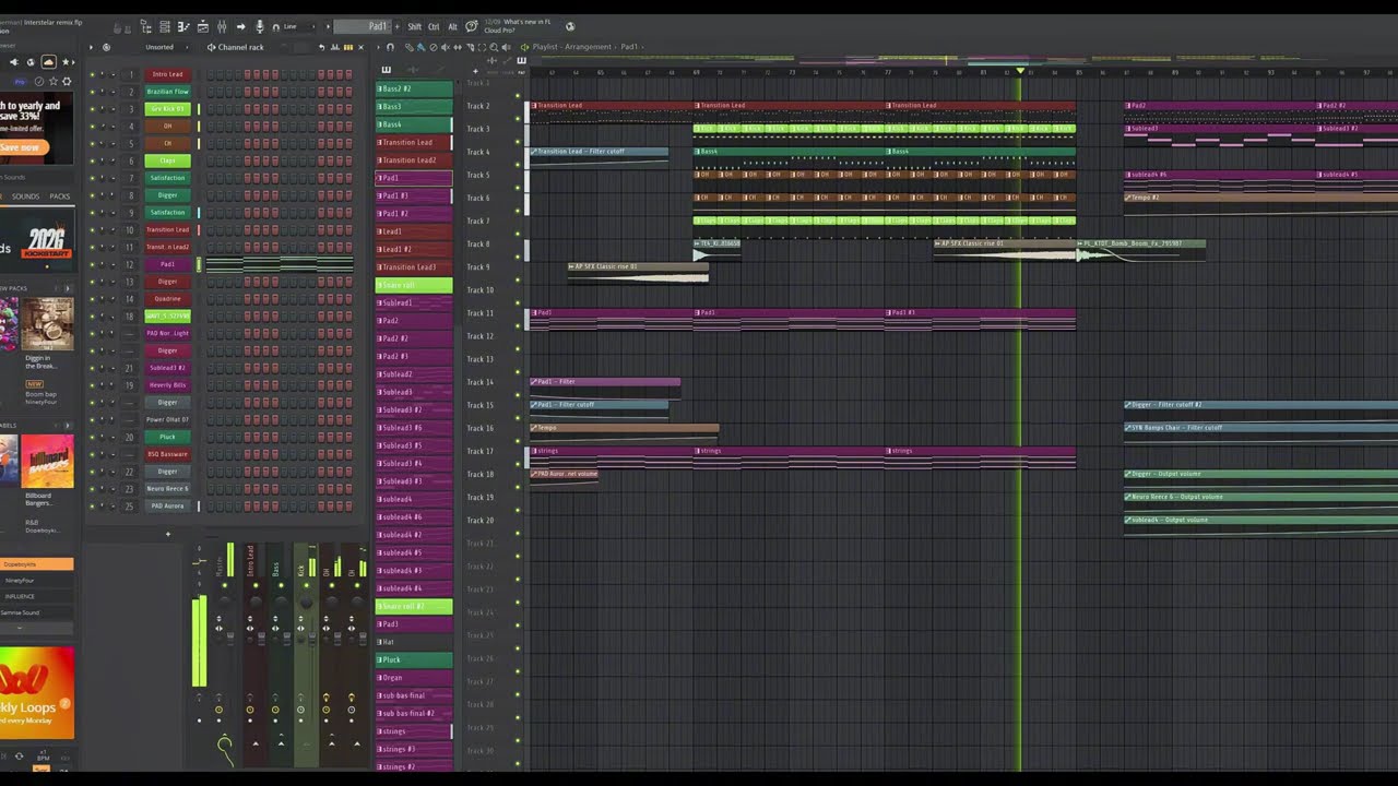 Interstellar inspired track made in FL Studio