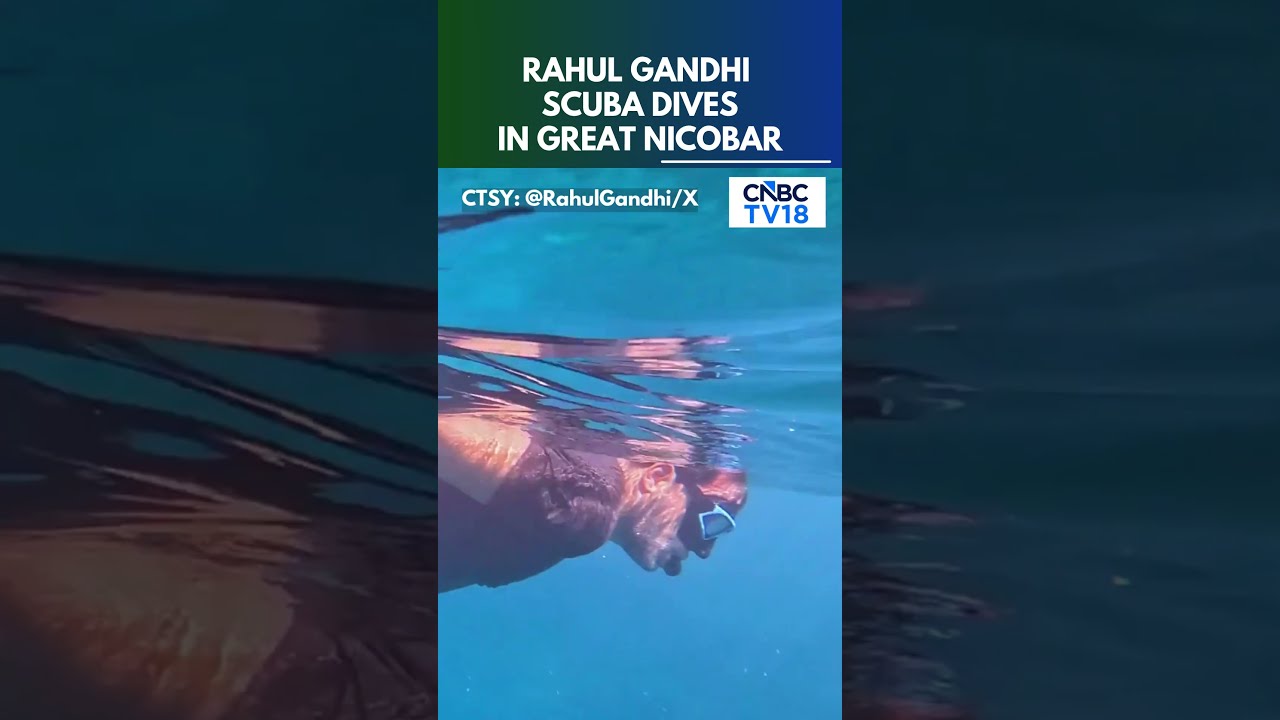 Rahul Gandhi Scuba Dives In Great Nicobar, Raises Concerns Over ₹72,000 Cr Great Nicobar Project