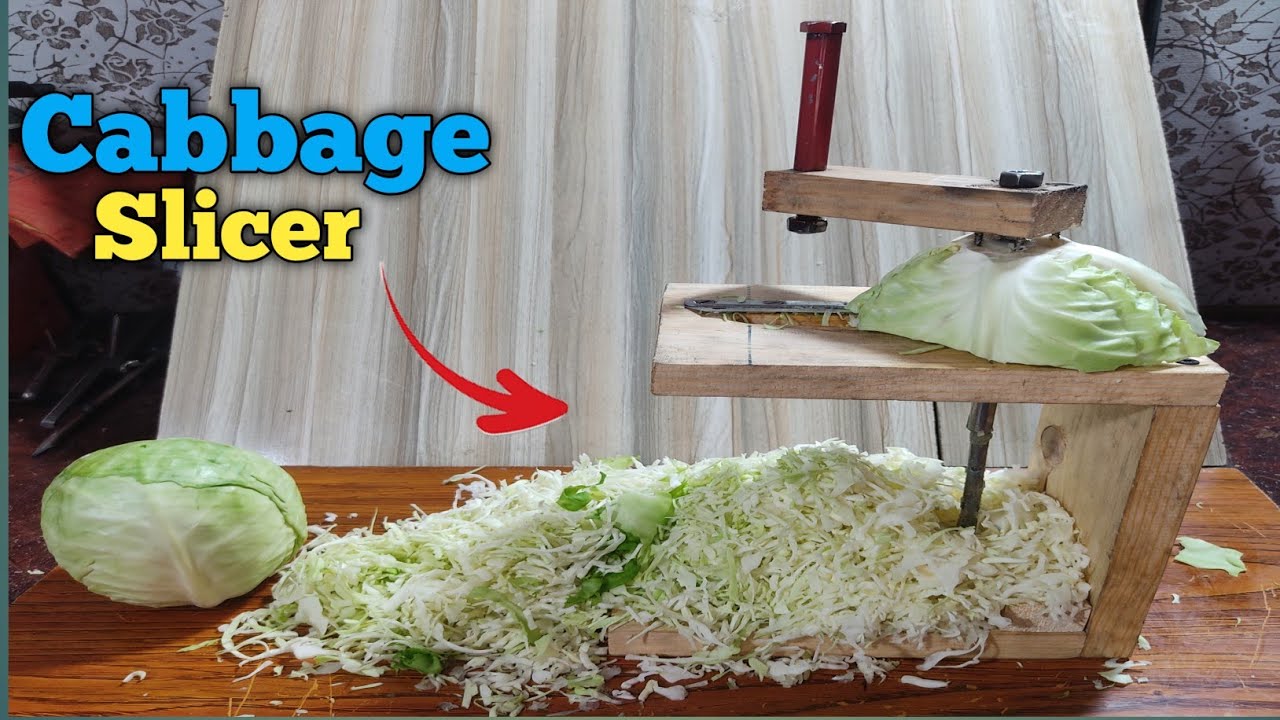 How To Make Cabbage Slicer Machine 🥬