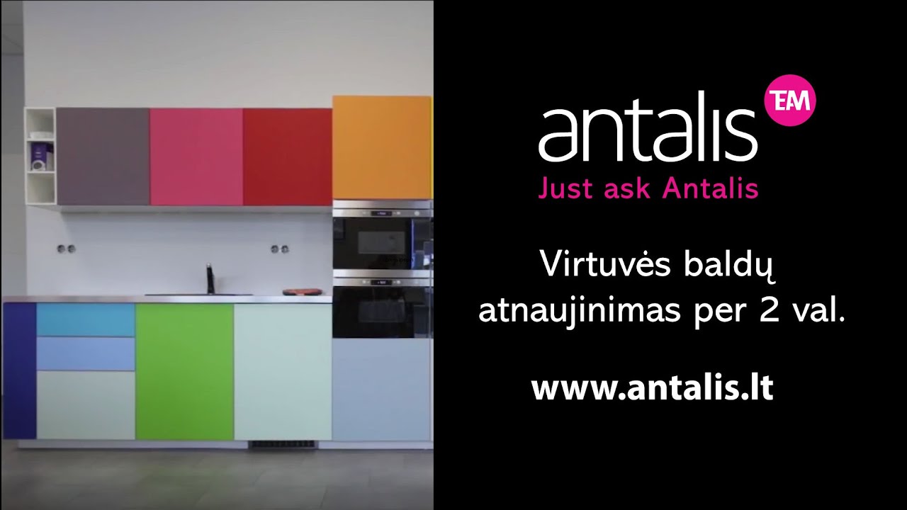 Virtuvės baldų apklijavimas Coala Interior Film plėvele vos per 2 val. | Antalis UAB