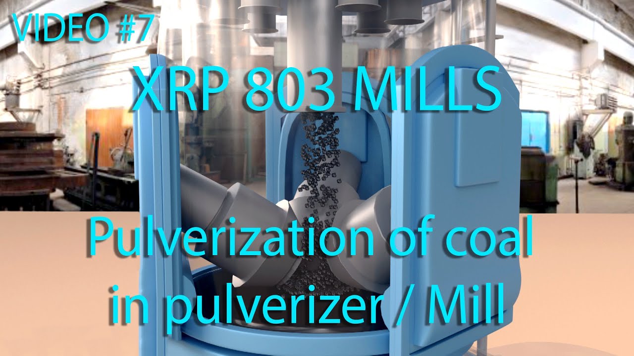 Мельницы XRP 803 — измельчение угля в пульверизаторе / мельница на тепловой электростанции #XRP80...