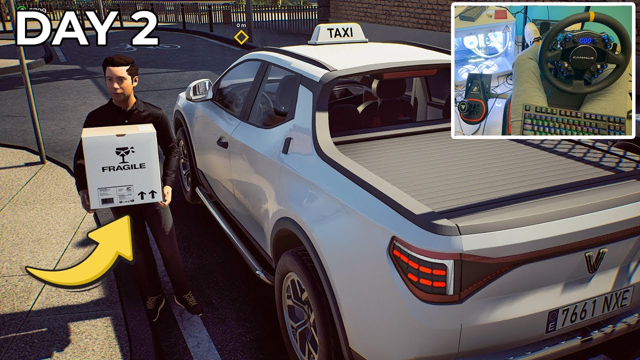 Day 2 Becoming a DELIVERY DRIVER | Taxi Life: City Driving Simulator - Delivery Driver DLC Gameplay