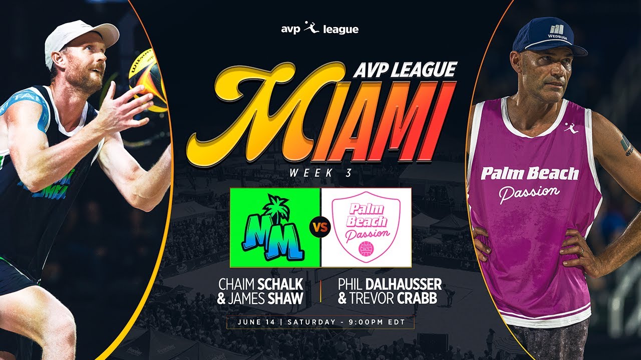 AVP LEAGUE WEEK 3 - MIAMI, FL | Palm Beach Passion v Miami Mayhem &ndash; Men&rsquo;s Match