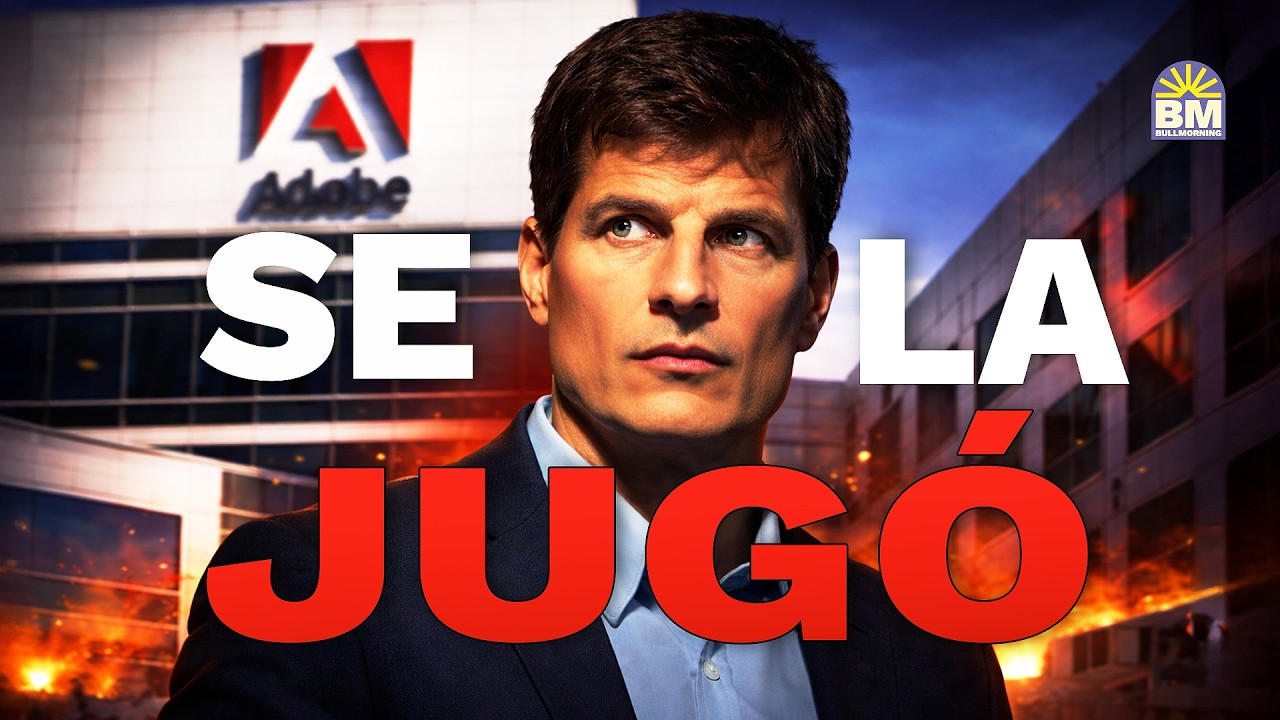 📊 Adobe bajo la lupa: El plan de Michael Burry y niveles clave de entrada hoy 🧐 #BullMorning
