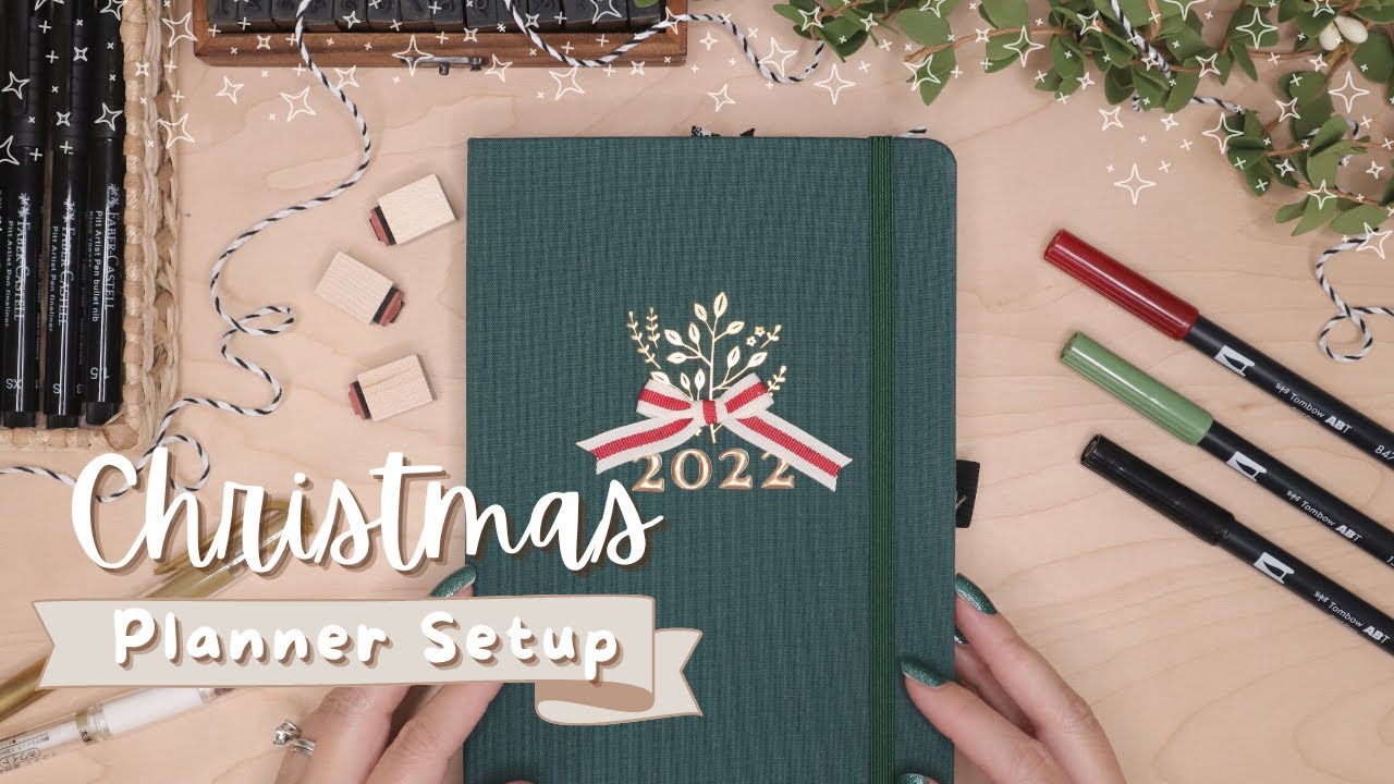 2022 Christmas Planner Setup | Feat. Ali Edwards December Daily | Holiday Planner