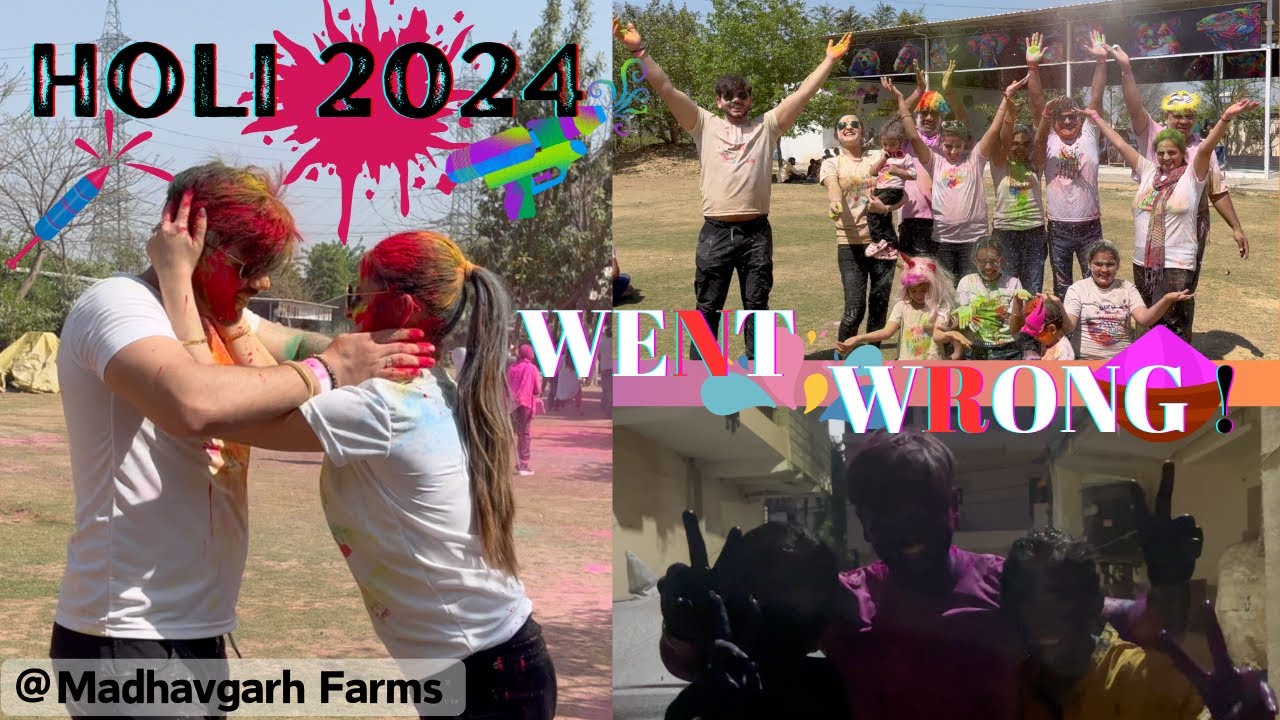 Happy Holi to all our Youtube Family | HOLI 2024 | Madhavgarh Farms |