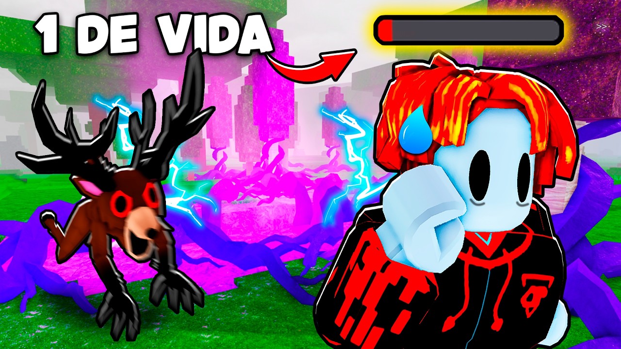 Sobreviví SIN CURARME en el MODO DIFICIL de 99 NOCHES en el BOSQUE ROBLOX