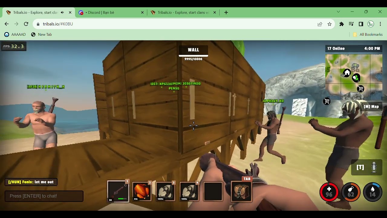 Tribals io Raid AK clan base🤣