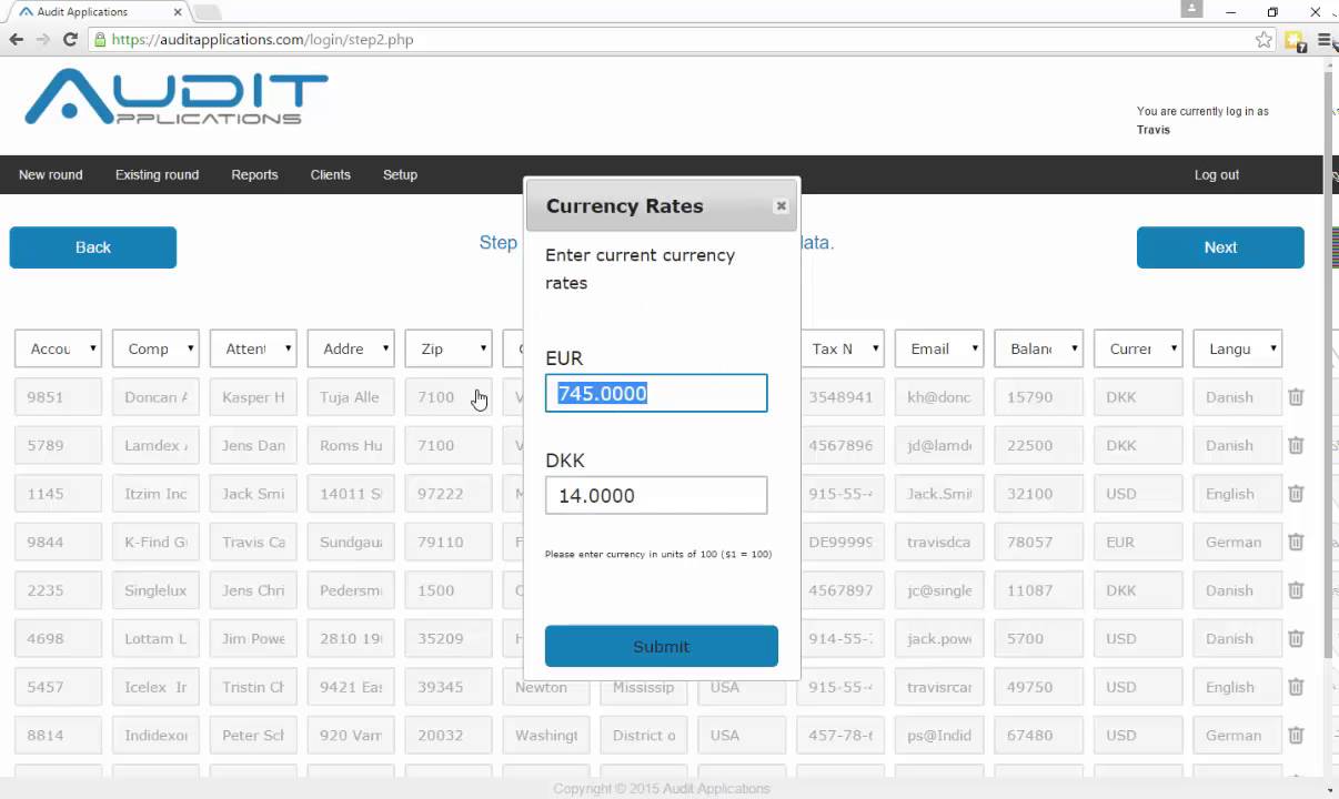 Online Audit Confirmation Product Demo