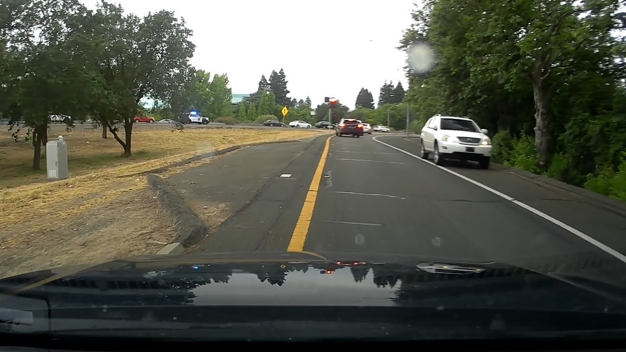 RAW | Dashcam shows driver going the wrong-way during Sacramento-area freeway chase