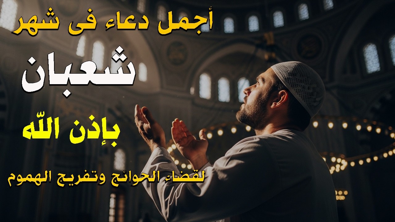 دعاء فى شهر شعبان بصوت ألقارئ أيوب مصعب للرزق السريع والشفاء العاجل ولقضاء الحوائج بإذن الله
