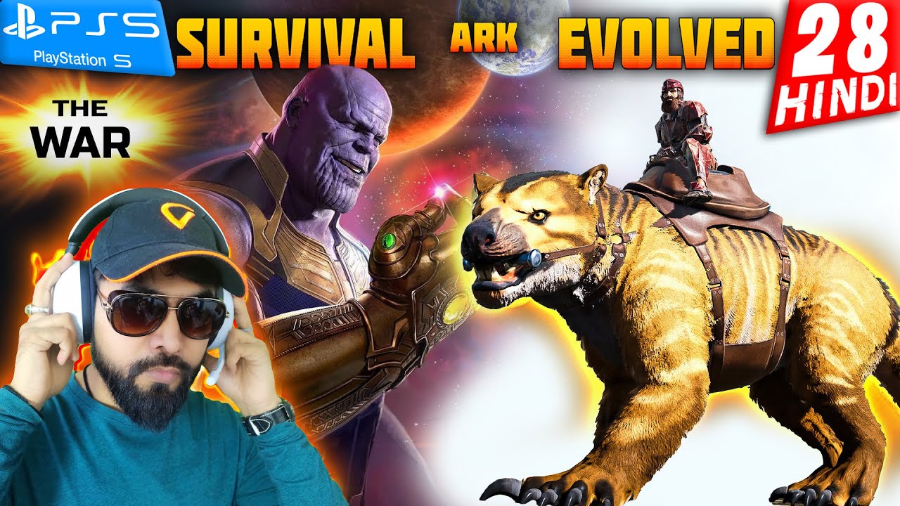 SURVIVE BOSS FIGHT in ARK SURVIVAL EVOLVED PS5 | LIVE Hindi Gameplay