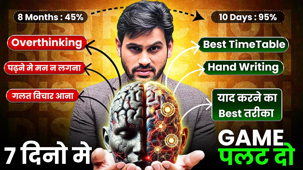 7 दिनों में Game पलट दो | Class 12th Ki Taiyari Kaise Kare 2025 | UP Board Exams 2025 Preparation